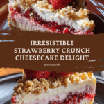 Berrylicious Strawberry Crunch Cheese Cake Recipe