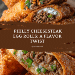 Philly Cheesesteak Egg Rolls Recipe