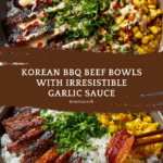 with Charred Corn & Creamy Garlic Sauce Recipe