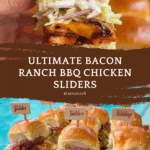 Bacon Ranch BBQ Chicken Sliders Recipe