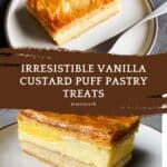 Vanilla Custard Cream Squares Recipe