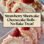 Strawberry Shortcake Cheesecake Rolls Recipe