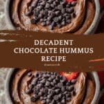 Chocolate Hummus Recipe