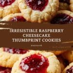 5-Ingredient Raspberry Cheesecake Thumbprint Cookies Recipe