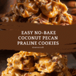 No-Bake Coconut Pecan Praline Cookies Recipe