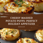 Cheesy Mashed Potato Puffs Recipe