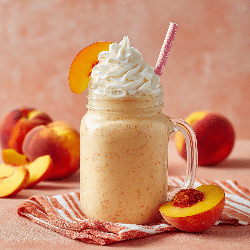 Peaches 'n Cream Milkshake Recipe