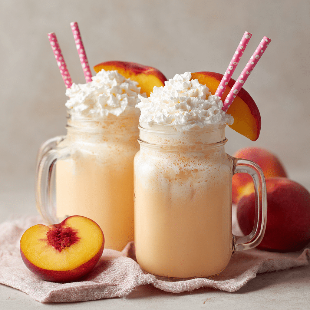 Peaches 'n Cream Milkshake Recipe