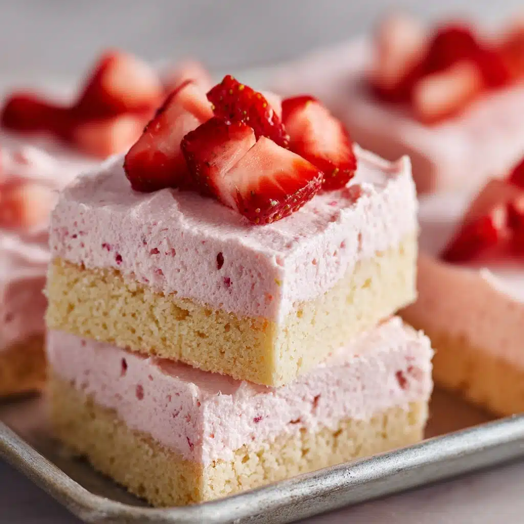 Strawberry Sugar Cookie Bars Recipe - Recipe Image