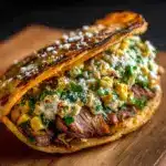 Street Corn Smash Burger Tacos Recipe
