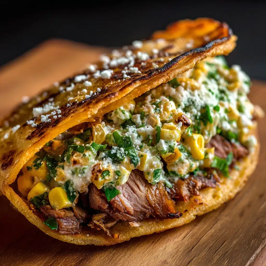 Street Corn Smash Burger Tacos Recipe