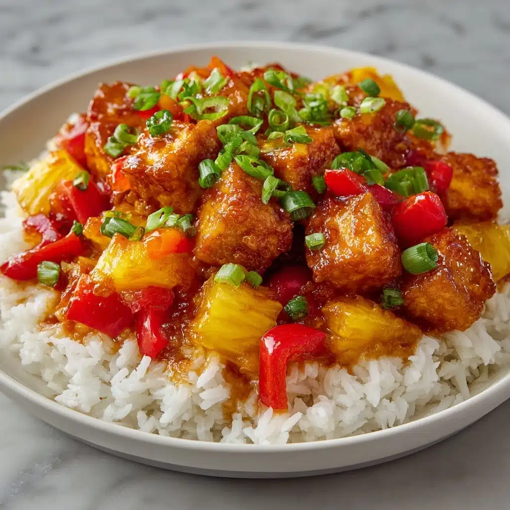 Vegan Pineapple Tofu Recipe - Recipe Image