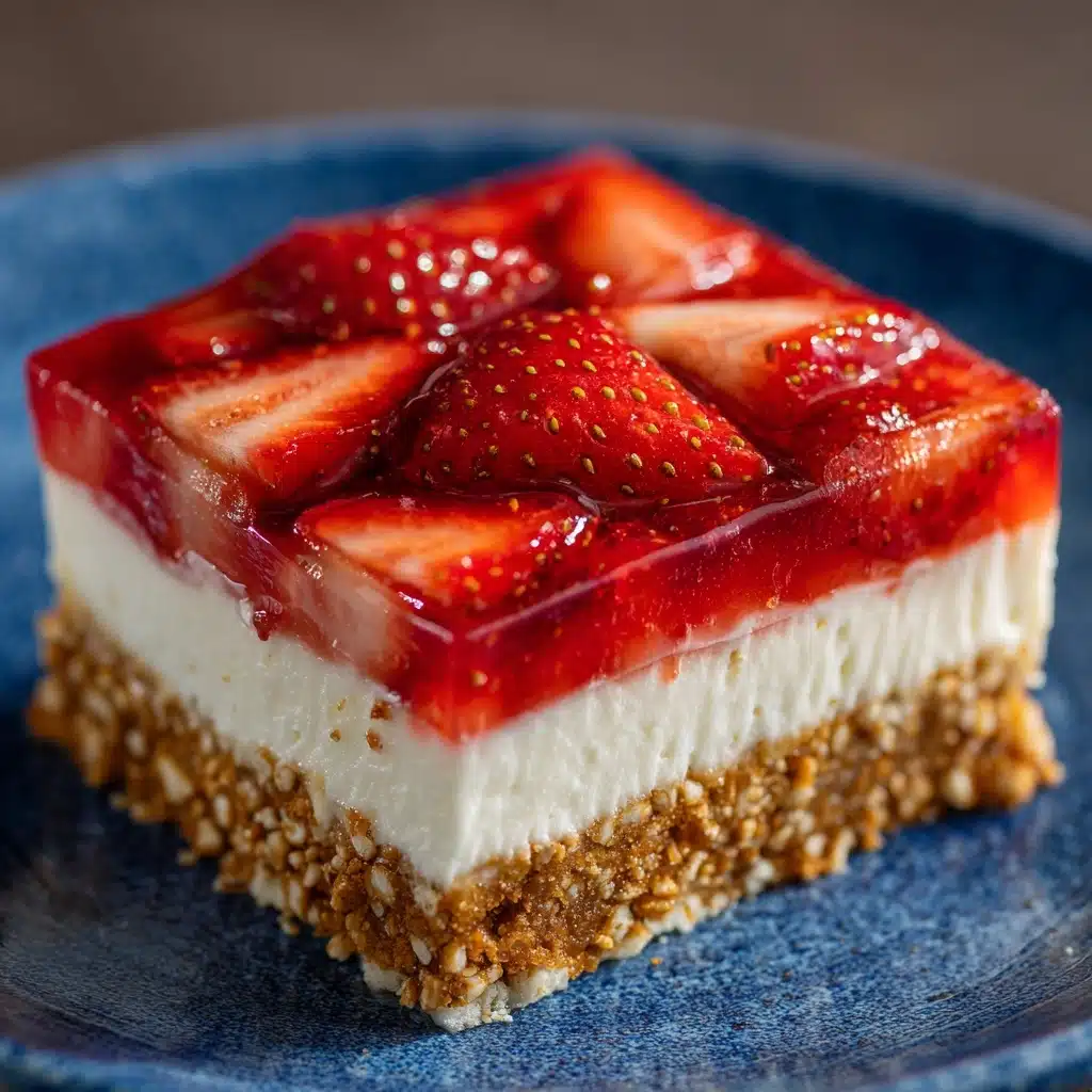 Strawberry Pretzel Jello Salad Recipe - Recipe Image