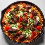 Steak Queso Rice : A Flavorful Recipe
