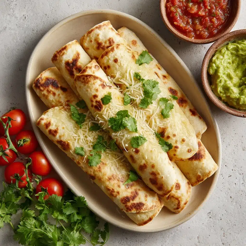Cheesy Beef Flautas Recipe (or Beef Taquitos) Recipe - Recipe Image