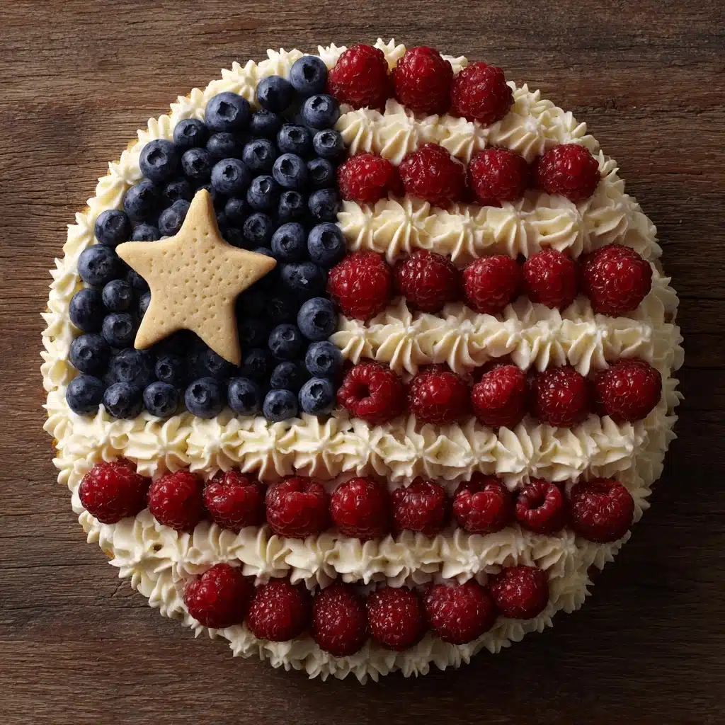 American Flag Fruit Pizza Recipe - Recipe Image