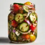 Marinated Cucumbers, Onions, and Tomatoes Recipe
