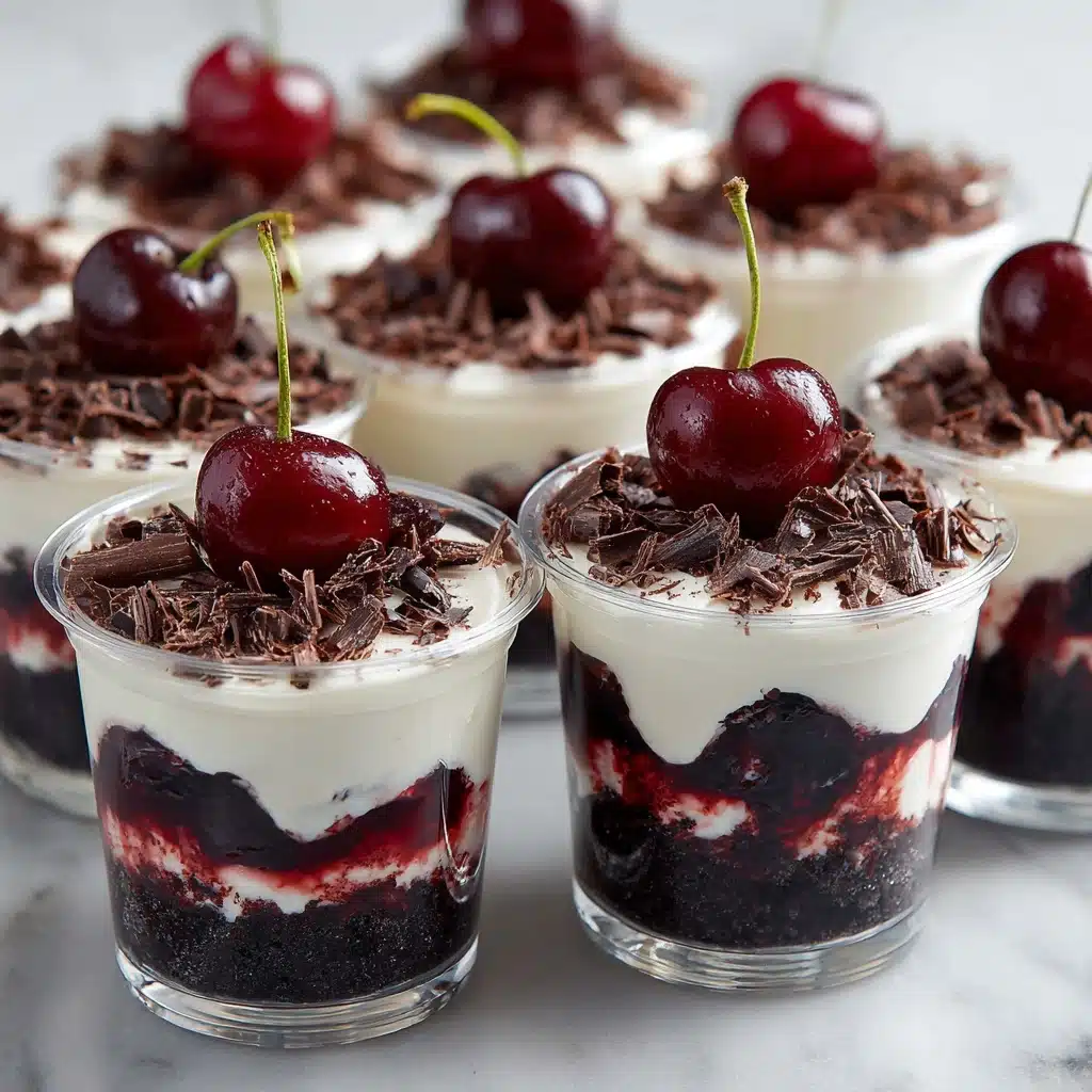 DLux Mini Dessert Cups – Black Forest Cake Recipe - Recipe Image