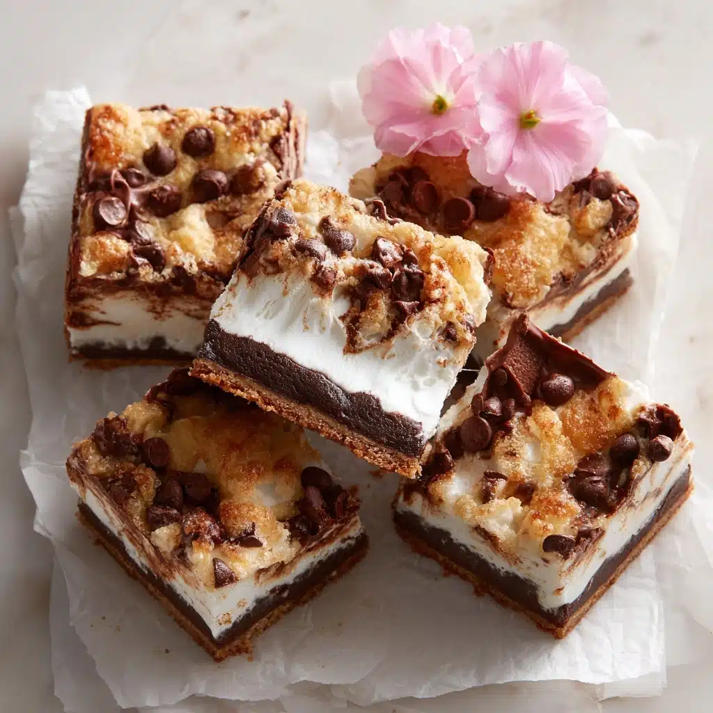 Easy S'mores Brookie Bars Recipe - Recipe Image