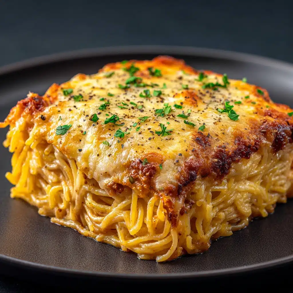 Baked Cream Cheese Spaghetti Casserole Recipe - Recipe Image