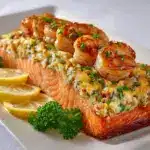 Crab and Shrimp Stuffed Salmon Recipe