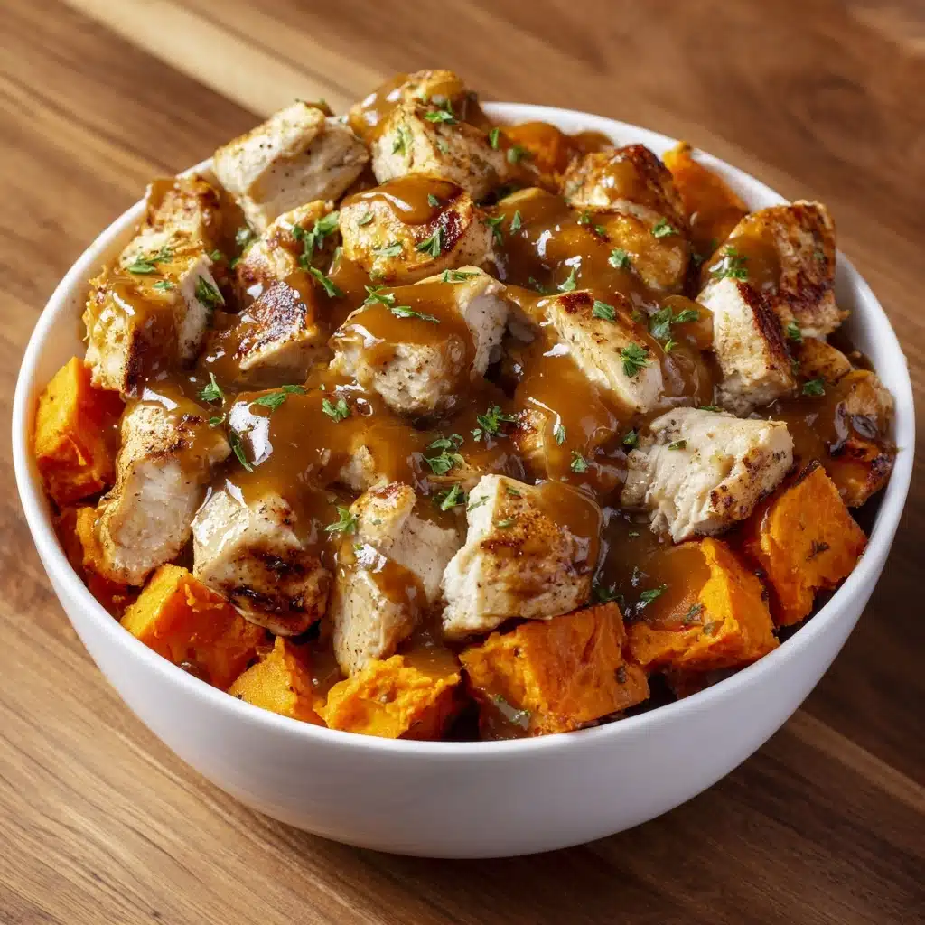 BBQ Chicken Sweet Potato Bowl Recipe - Recipe Image