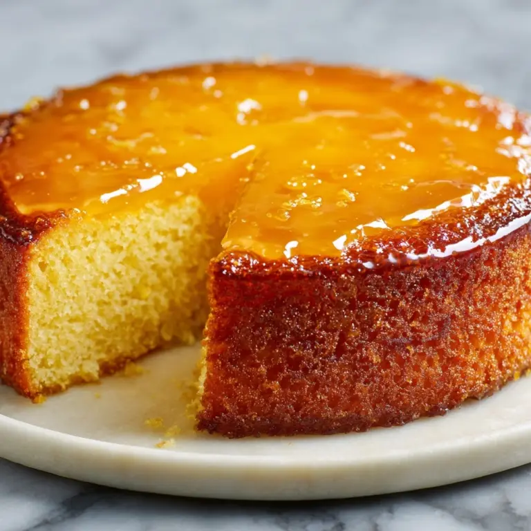 Zesty Persian Orange Cake Recipe