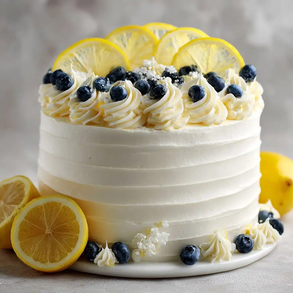Lemon Blueberry Cake Recipe - Recipe Image