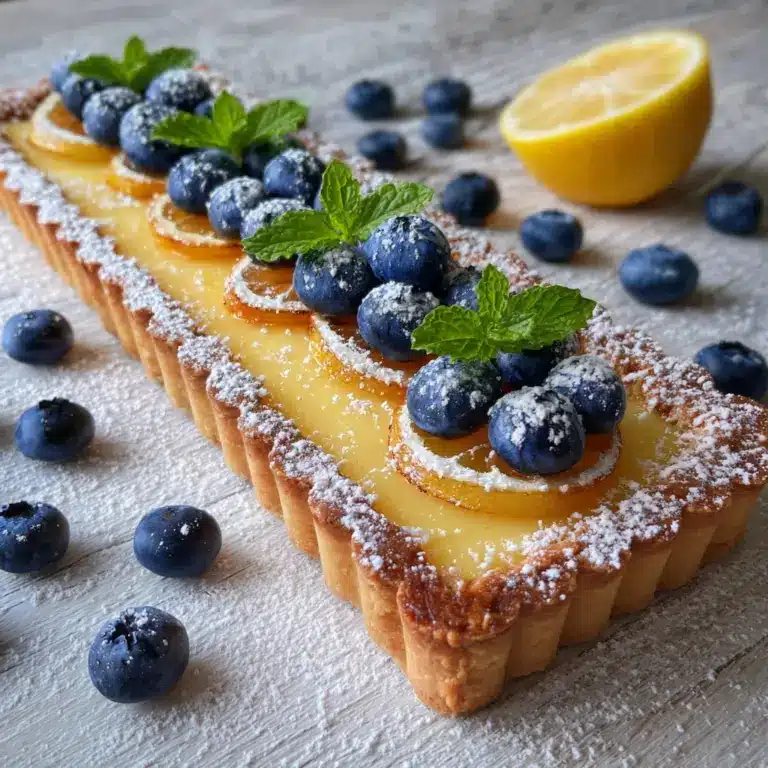Italian Lemon Mascarpone Tart Recipe