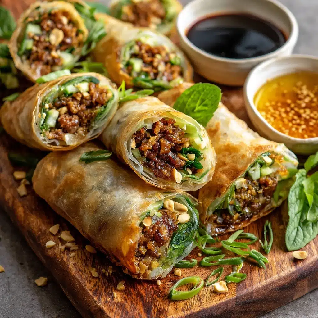 20 Minute Thai Basil Beef Rolls Recipe