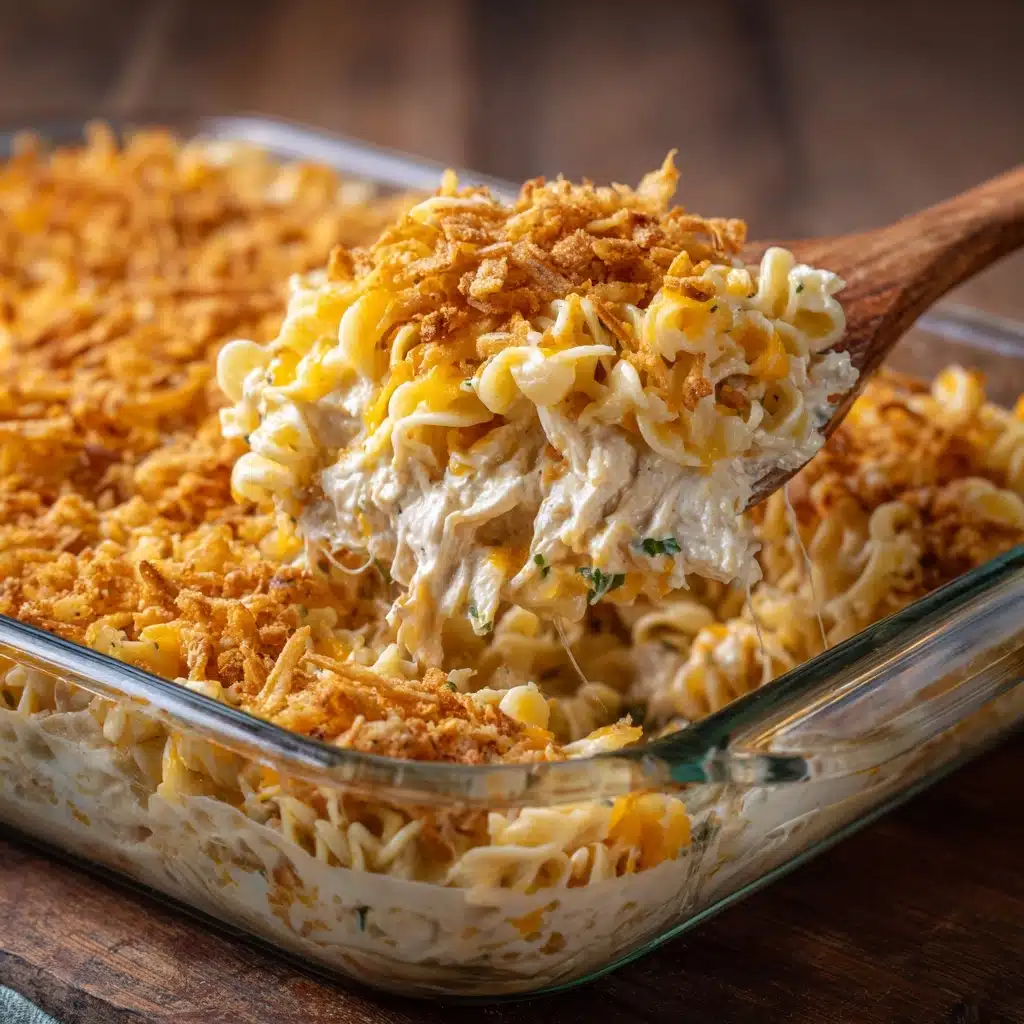 Million Dollar Chicken Noodle Casserole Recipe - Recipe Image