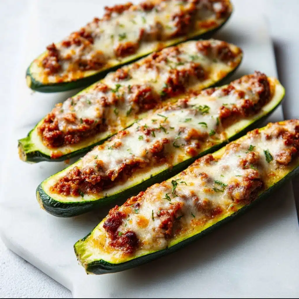 Easy Ground Beef Zucchini Boats (Healthy and Delicious) Recipe - Recipe Image