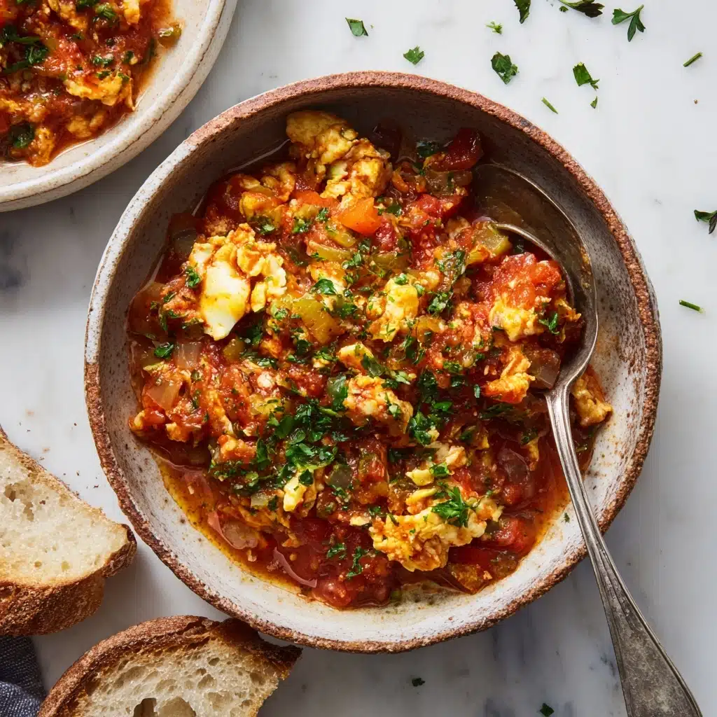 Savory Turkish Menemen Recipe - Recipe Image