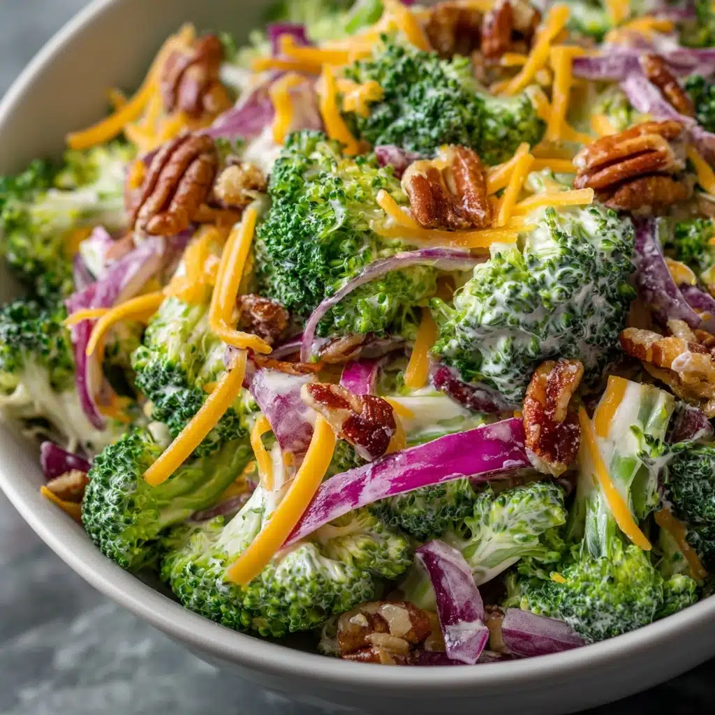 The Best Broccoli Salad : Crunchy Family Favorite Recipe - Recipe Image