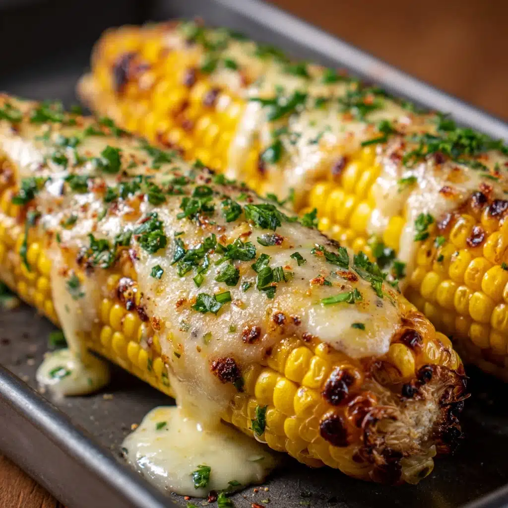 How to Make Cheesy Garlic Butter Corn on the Cob in Minutes Recipe - Recipe Image