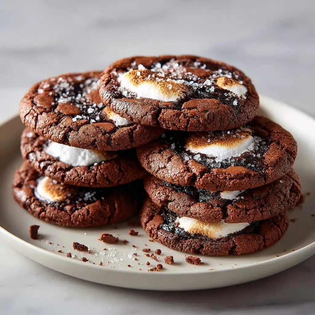 Chocolate Marshmallow Swirl Cookies Recipe - Recipe Image