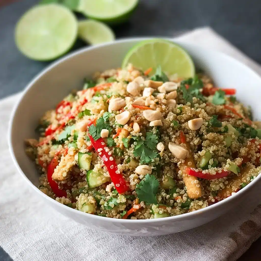 Thai Quinoa Crunch Salad: A Refreshing Healthy Delight! Recipe - Recipe Image