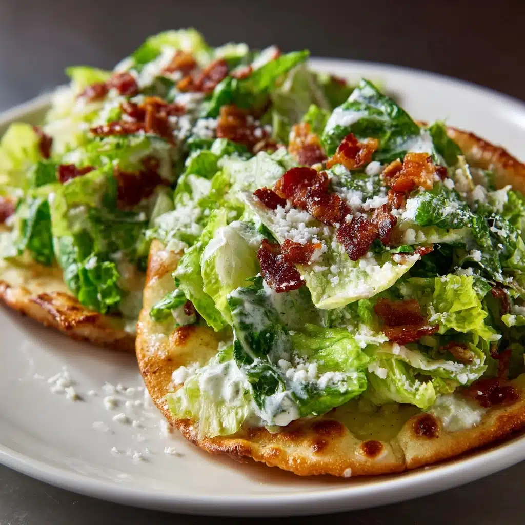 Smash Chicken Caesar Tacos Recipe - Recipe Image
