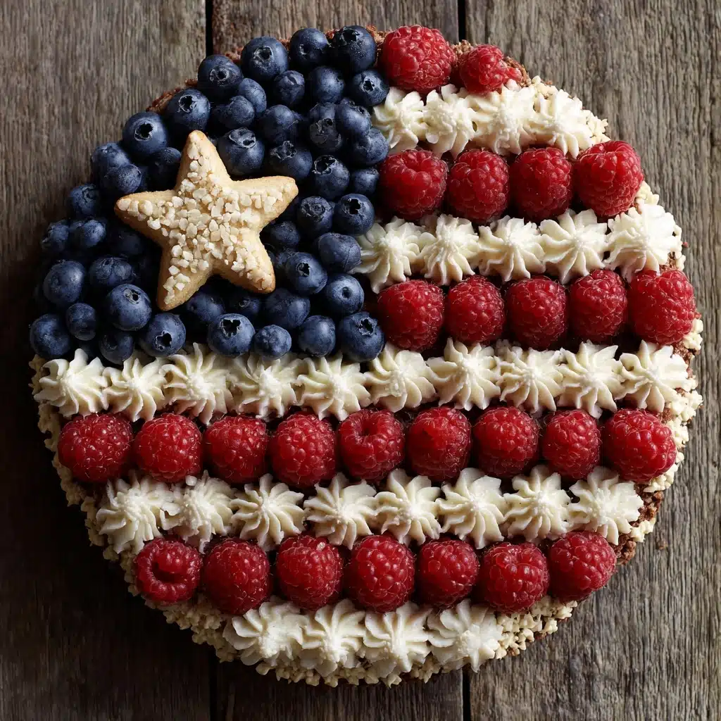 American Flag Fruit Pizza Recipe - Recipe Image