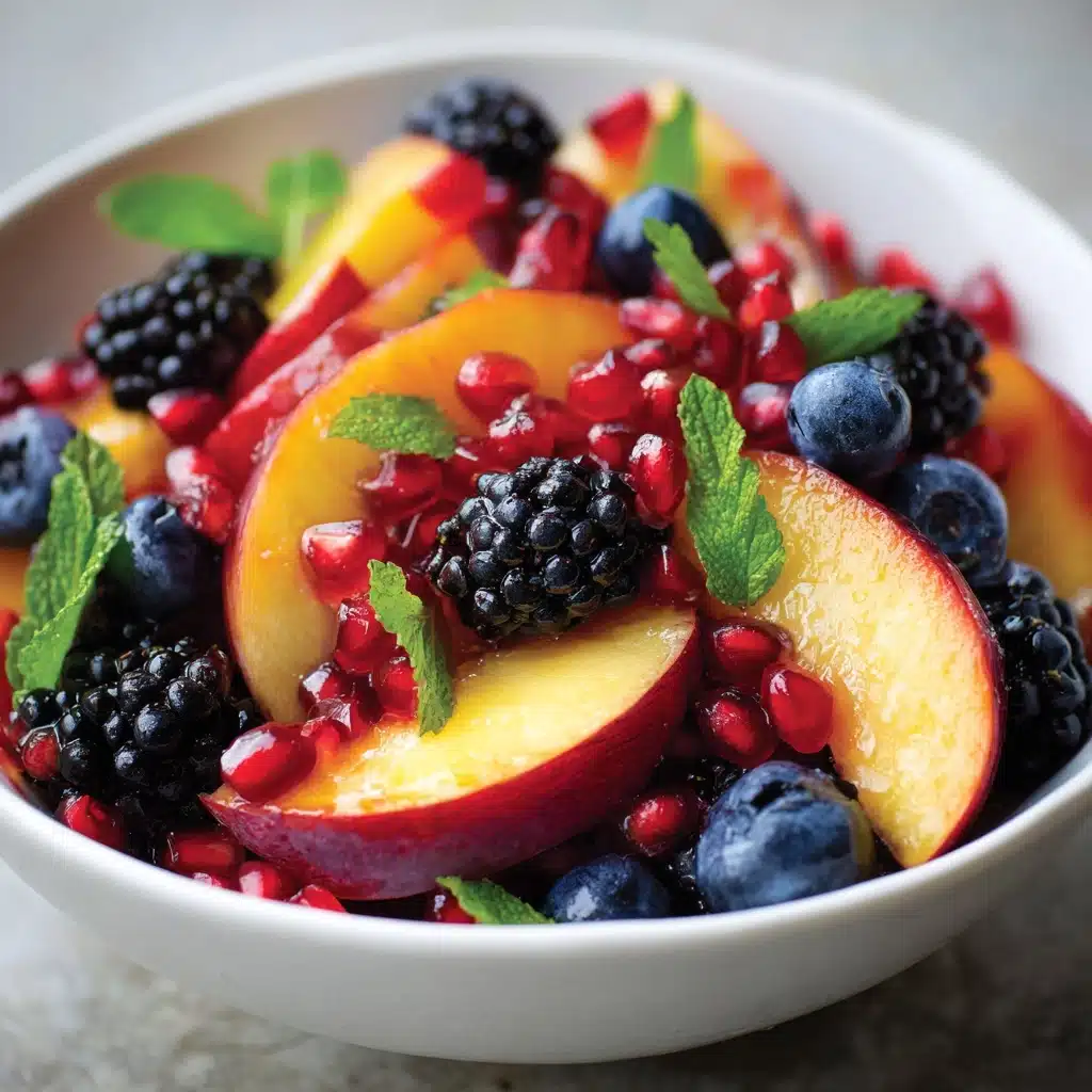Summer Peach Fruit Salad Recipe - Recipe Image