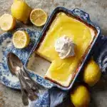 4-Ingredient Lemon Cream Cheese Dump Cake Recipe