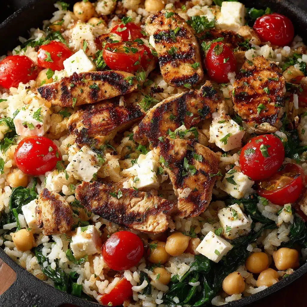 Greek Chicken and Lemon Rice (30 Minutes, One-Pot) Recipe - Recipe Image