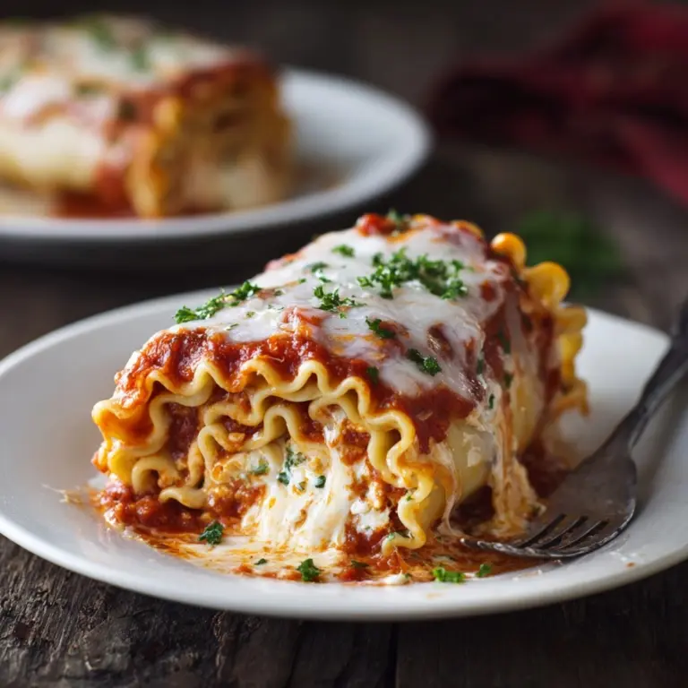 Lasagna Roll Ups Recipe