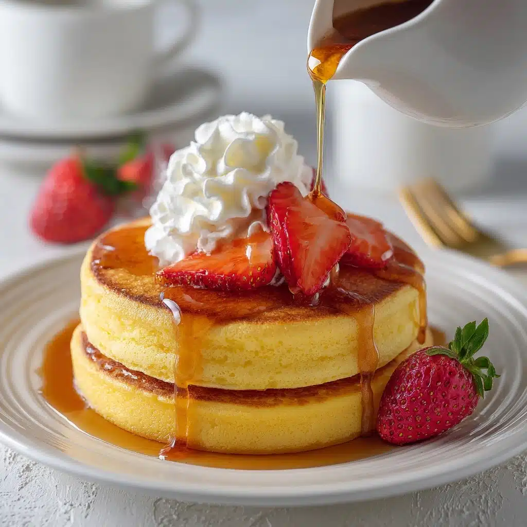 Fluffy Japanese Soufflé Pancakes Recipe - Recipe Image