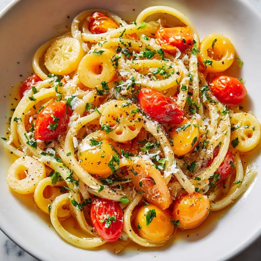 Tomato Zucchini Pasta Recipe - Recipe Image