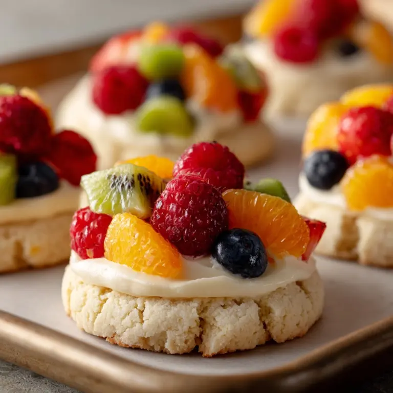 Fruit Pizza Cookies Recipe