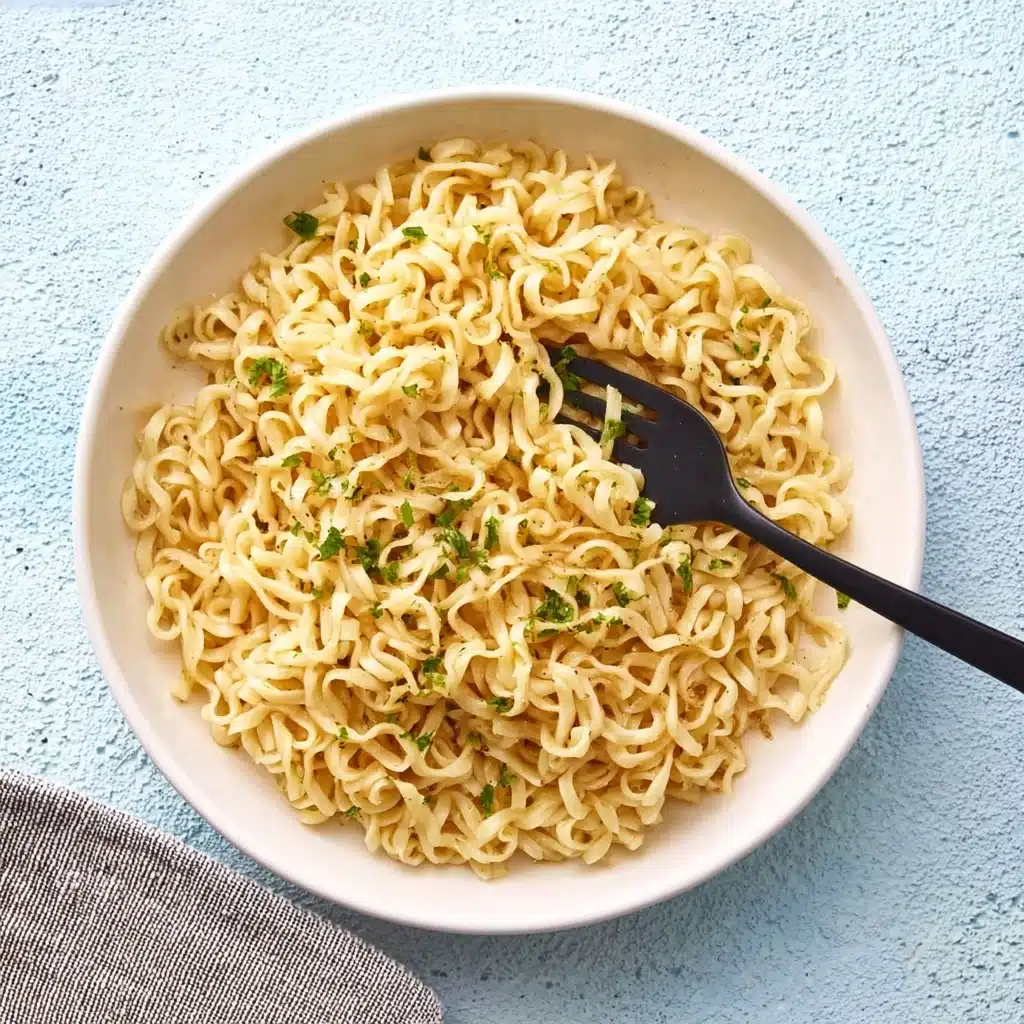 Garlic butter Ramen Noodles Recipe - Recipe Image