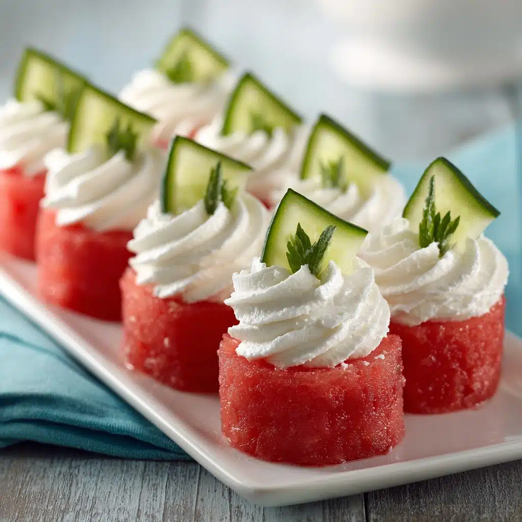 Watermelon and Goat Cheese Appetizer Recipe - Recipe Image