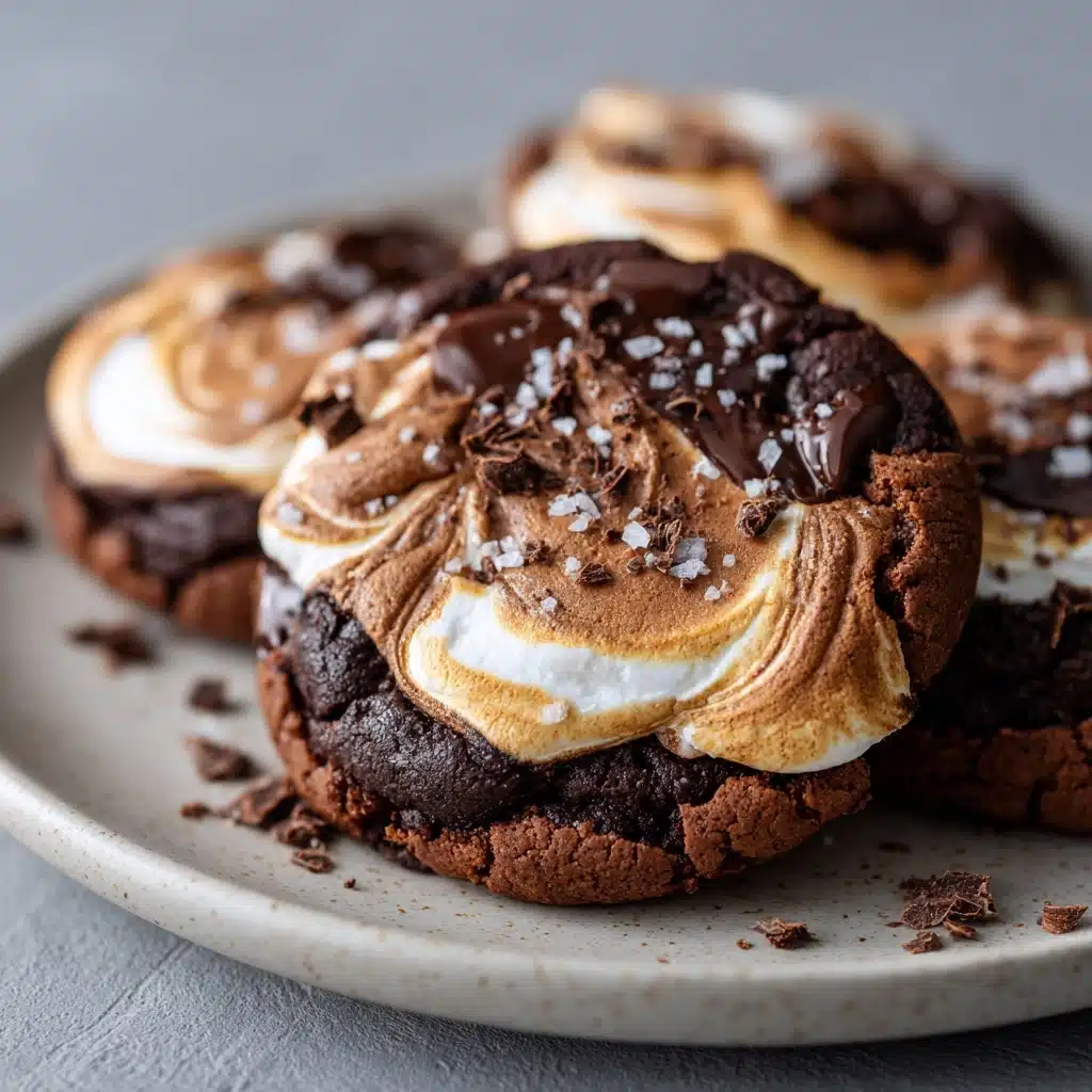 Chocolate Marshmallow Swirl Cookies Recipe - Recipe Image