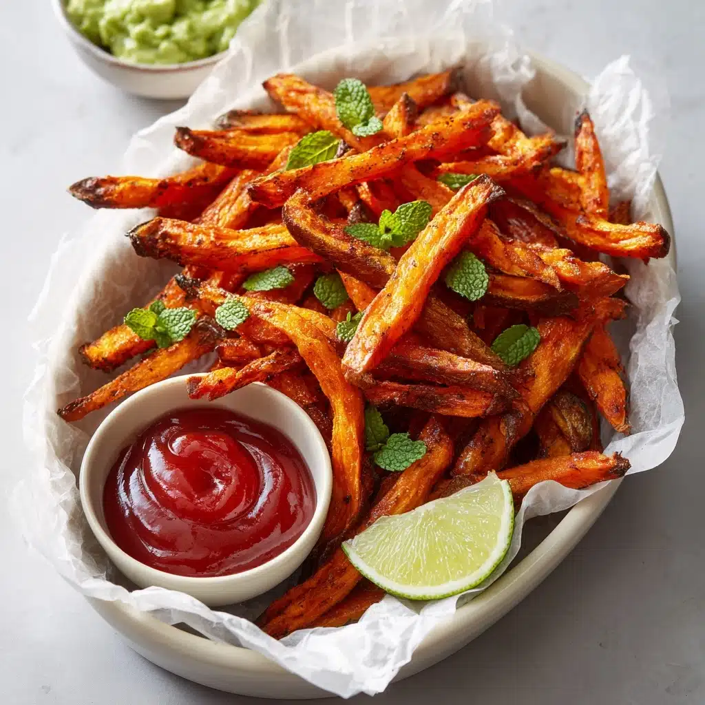 AIR FRYER MASALA SWEET POTATO FRIES Recipe - Recipe Image